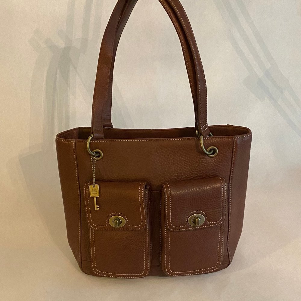 Fossil Purse, Brown Pebbled Leather